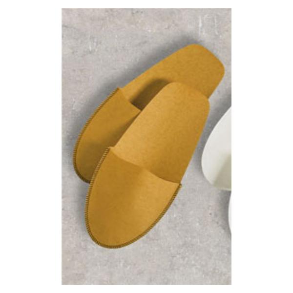 Slippers Exam Paper Tan Unisex / Standard Size 500/Ca